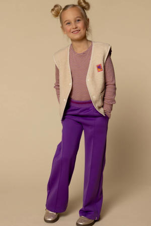 teddy gilet ecru