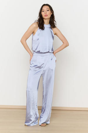 wide leg jumpsuit lichtblauw