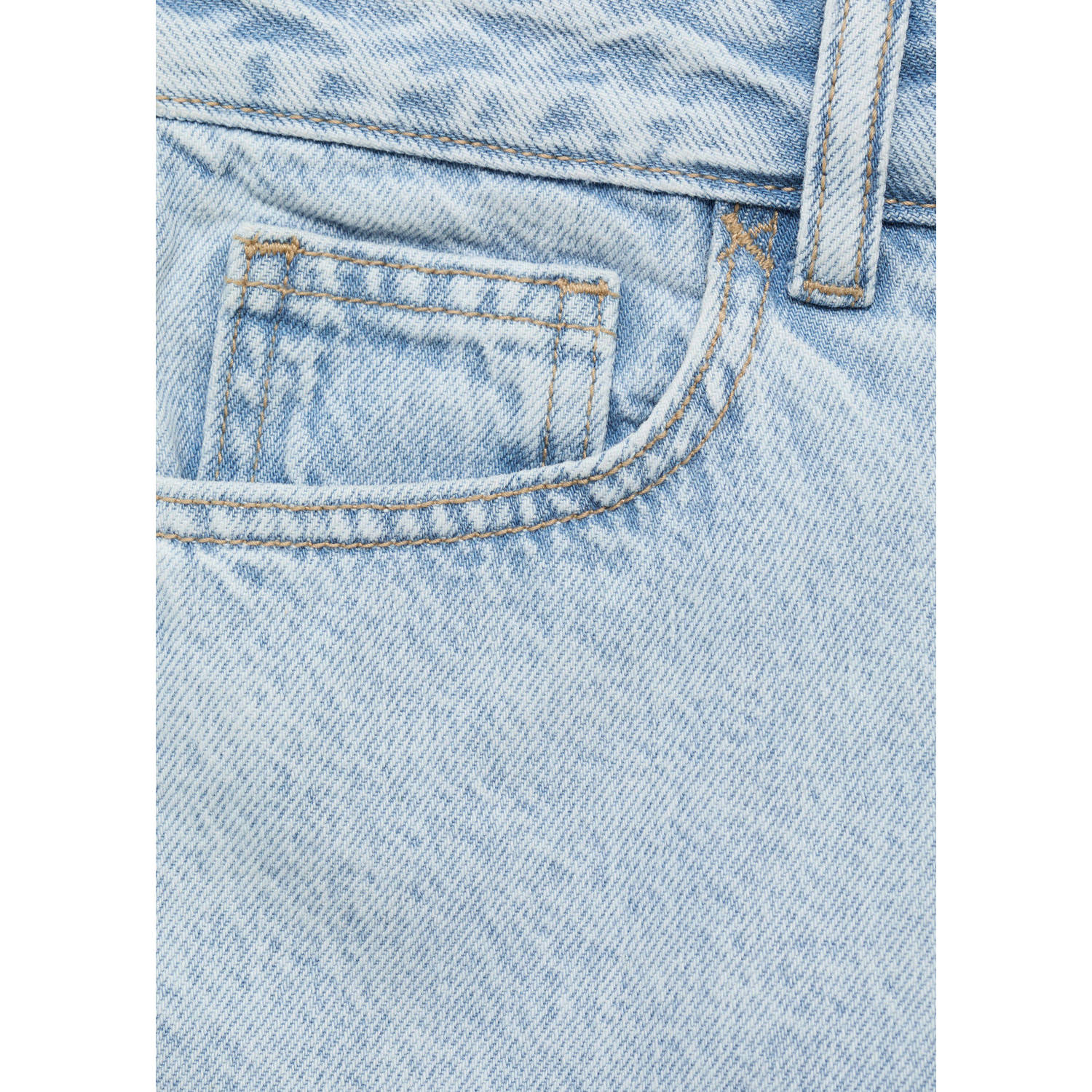 MANGO TEEN denim short light blue denim