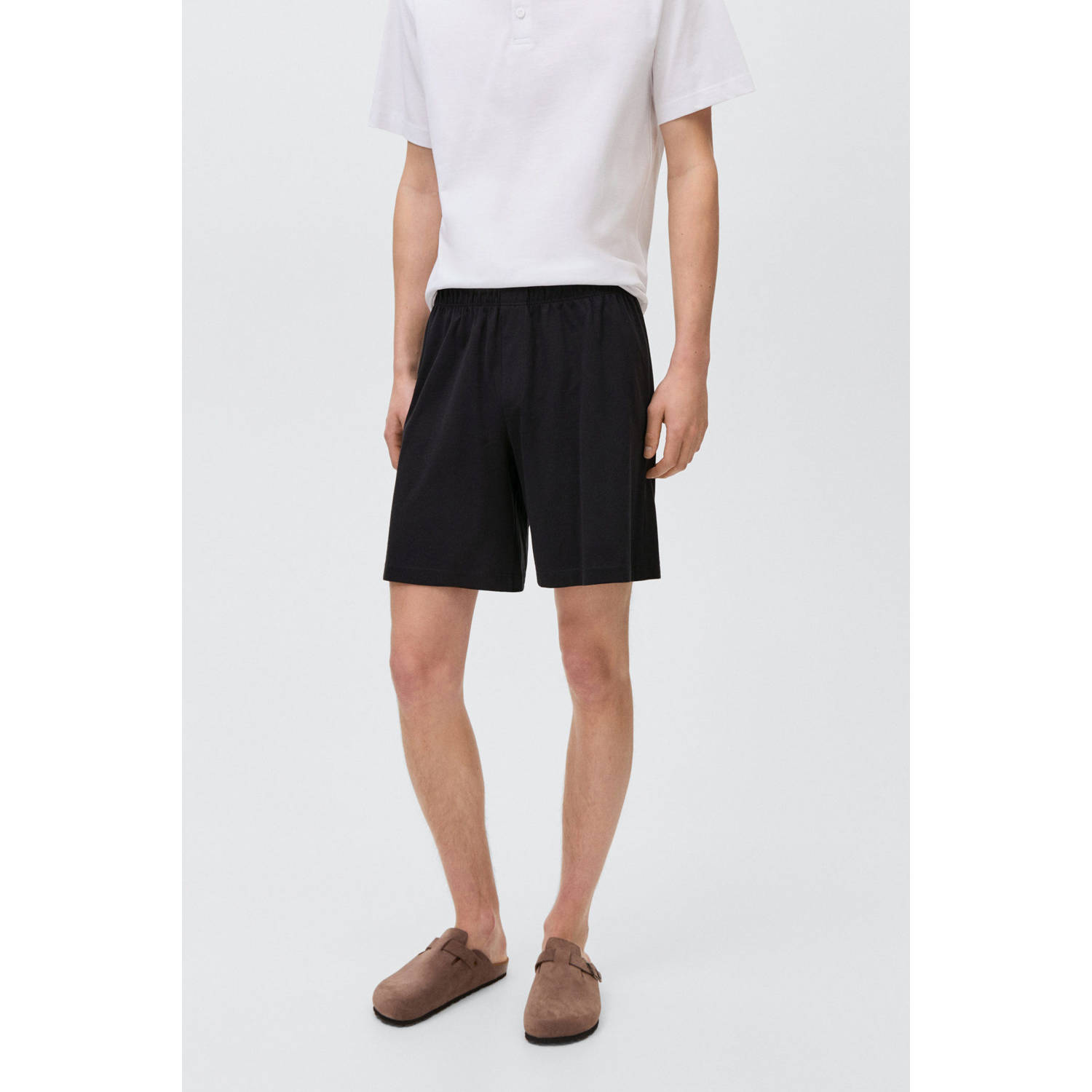 MANGO TEEN shortama wit zwart