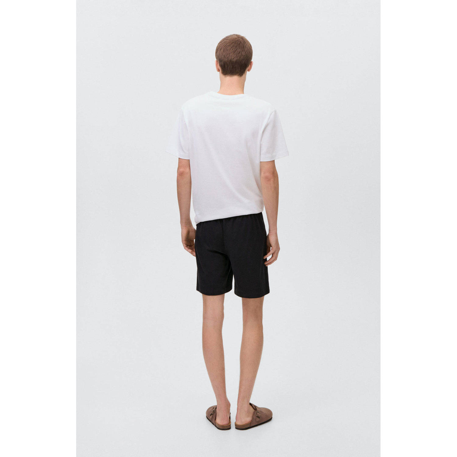 MANGO TEEN shortama wit zwart