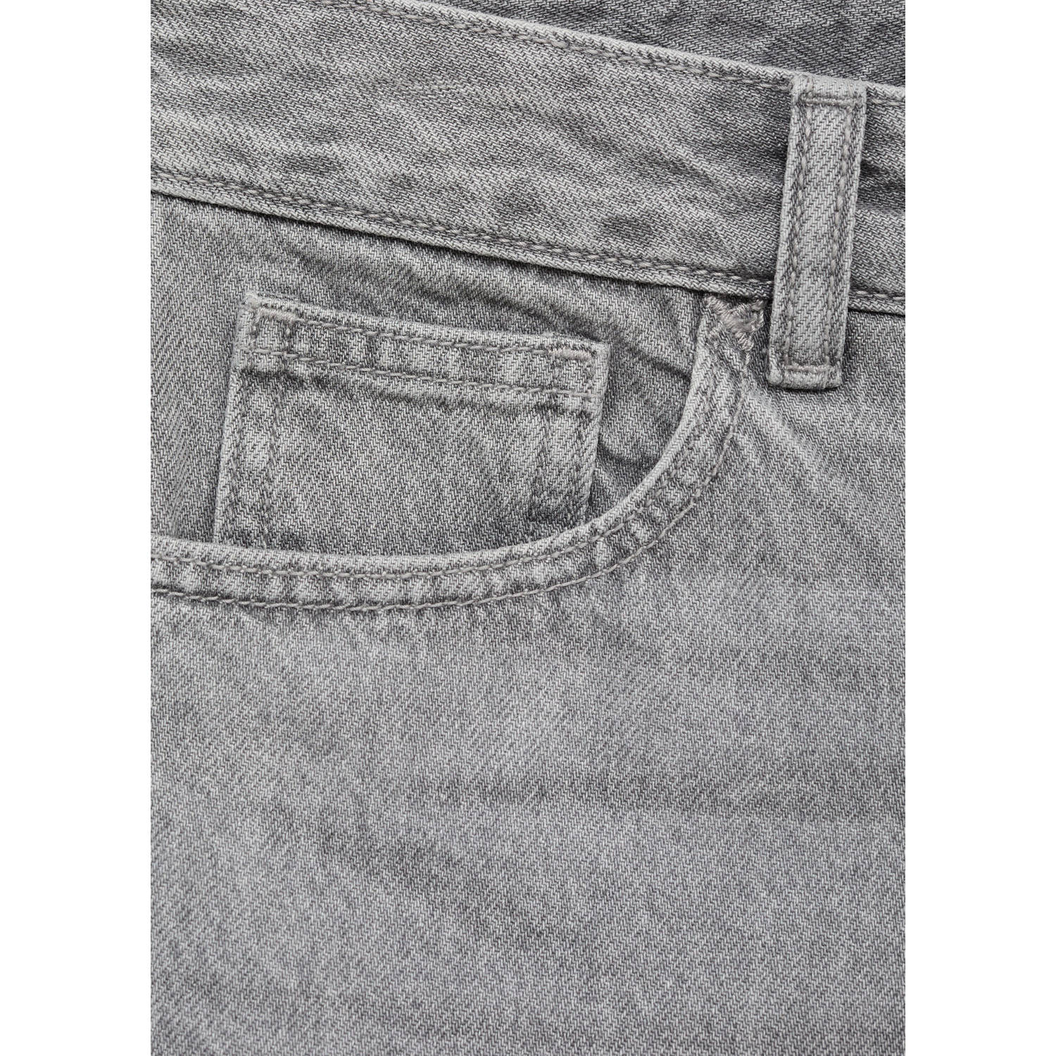 MANGO TEEN denim short grey denim