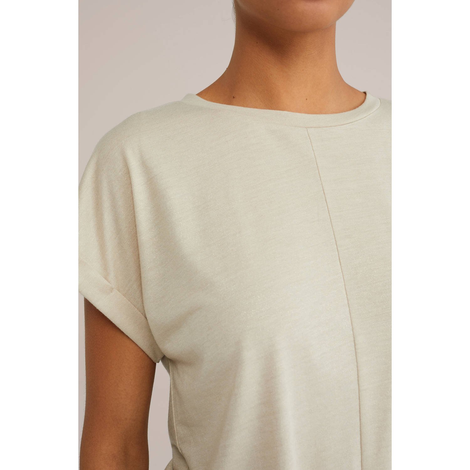 WE Fashion linnen top beige