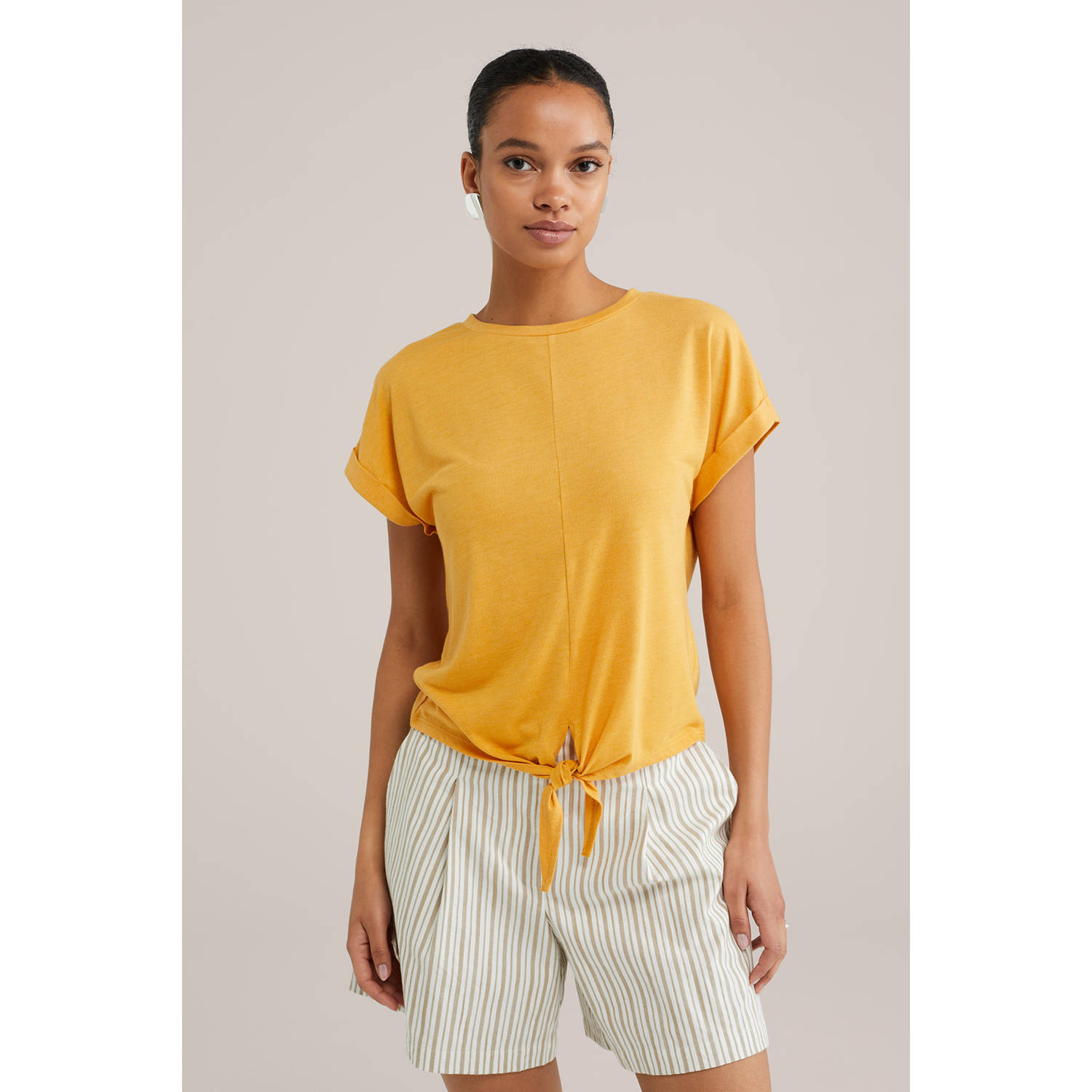 WE Fashion top geel