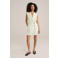 WE Fashion linnen ecru straight playsuit