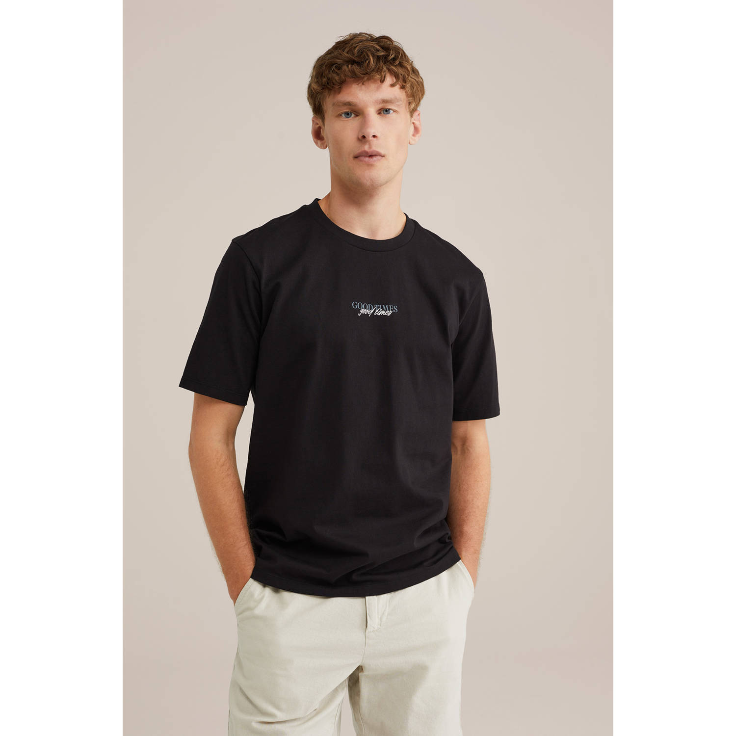 WE Fashion T-shirt zwart