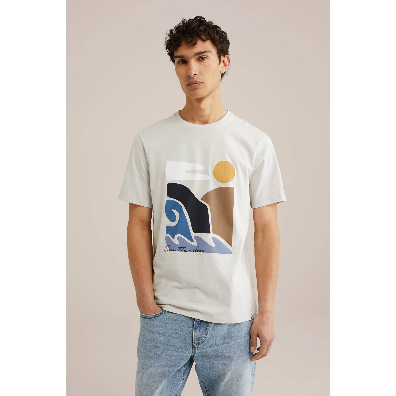 WE Fashion T-shirt beige