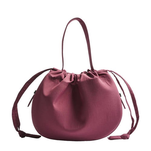 PIECES crossbody tas PCBALLOON bordeauxrood afbeelding