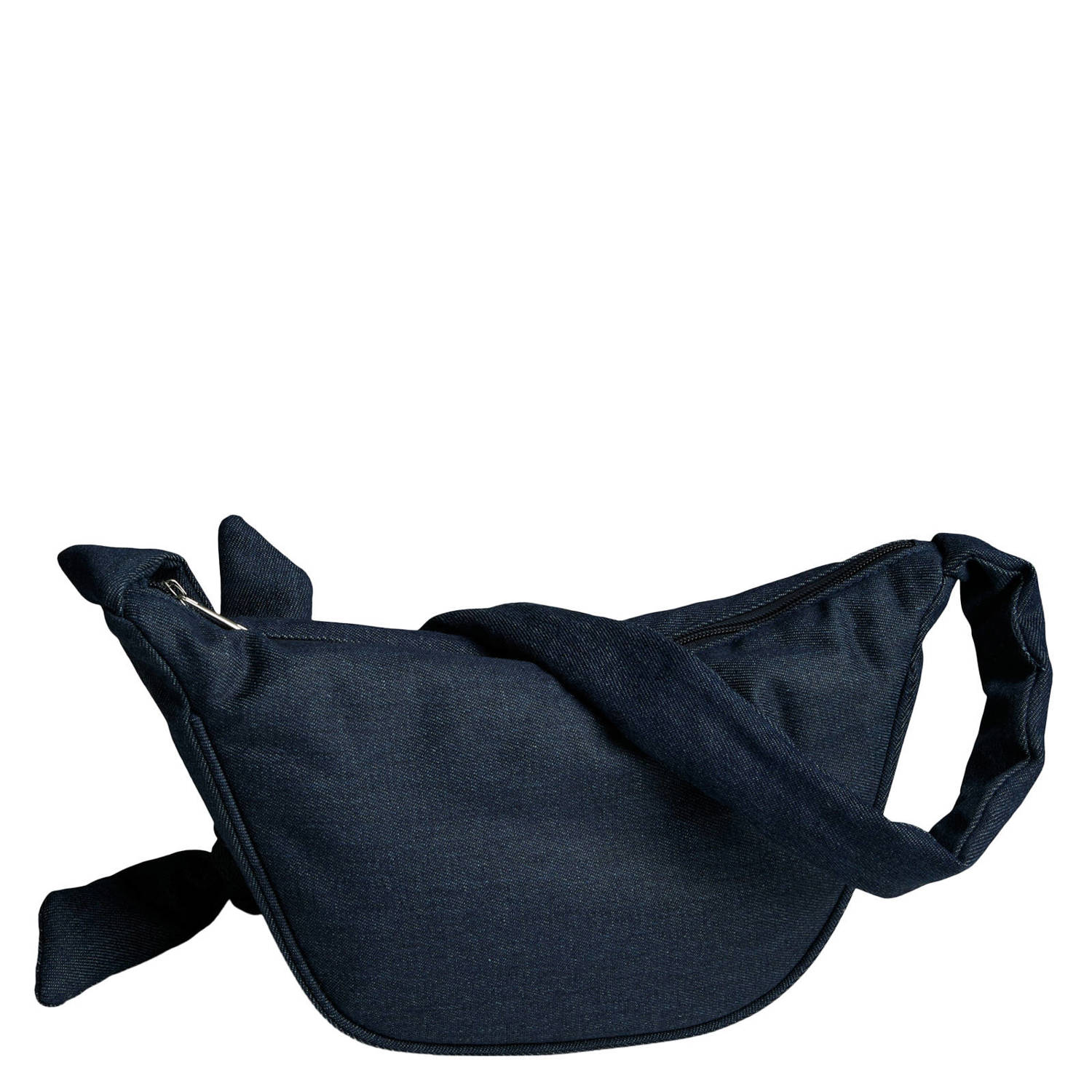 PIECES denim crossbody tas PCAMANDA donkerblauw