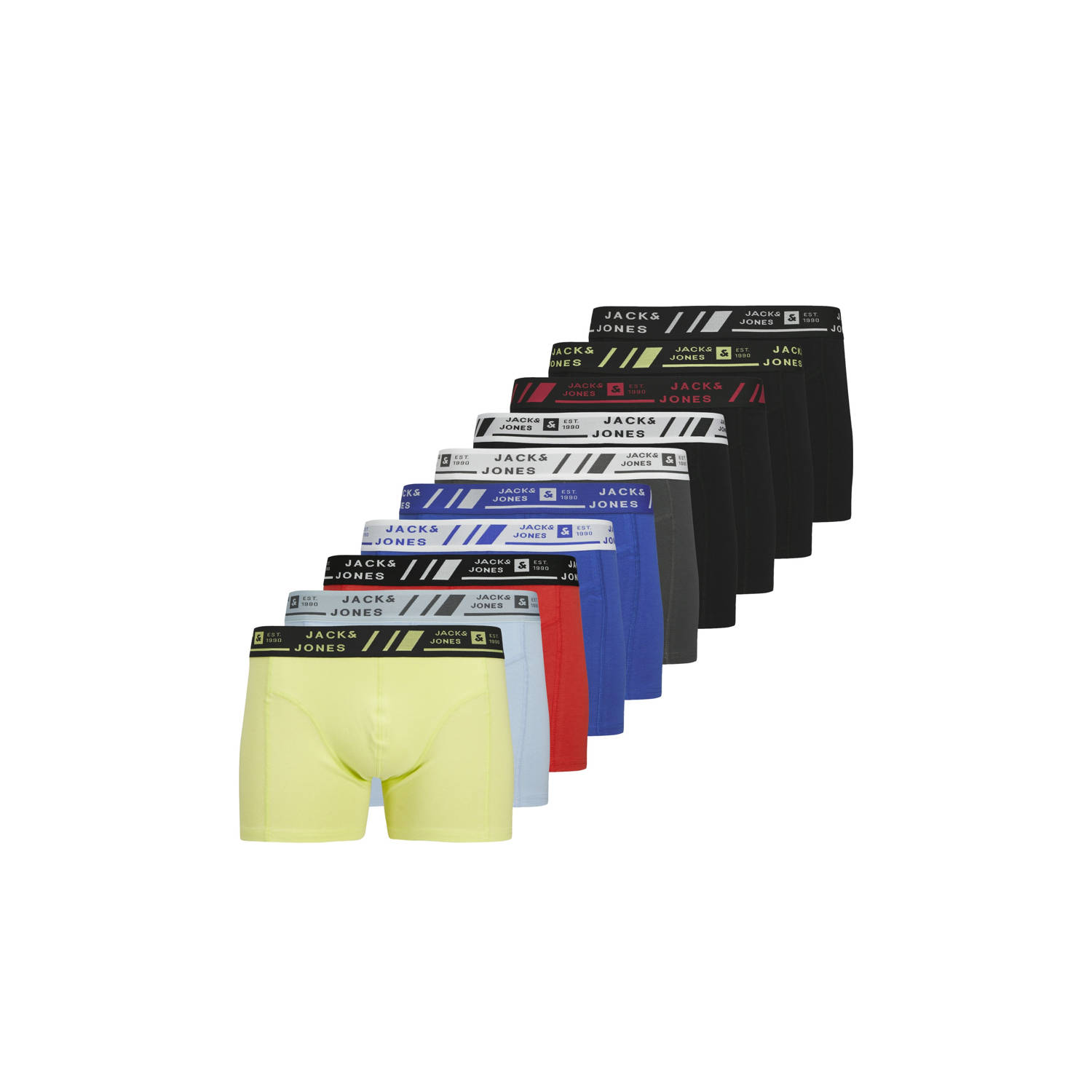 JACK & JONES boxershort JACANGUS (set van 10)