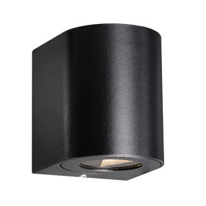 wandlamp buiten Canto 2 - rond - zwart