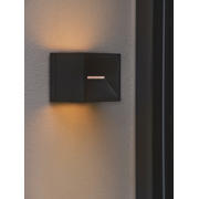 thumbnail: Nordlux wandlamp buiten Nico - vierkant - zwart