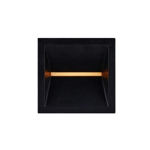 wandlamp buiten Nico - vierkant - zwart