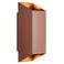 Nordlux wandlamp buiten Nico - rechthoek - bruin