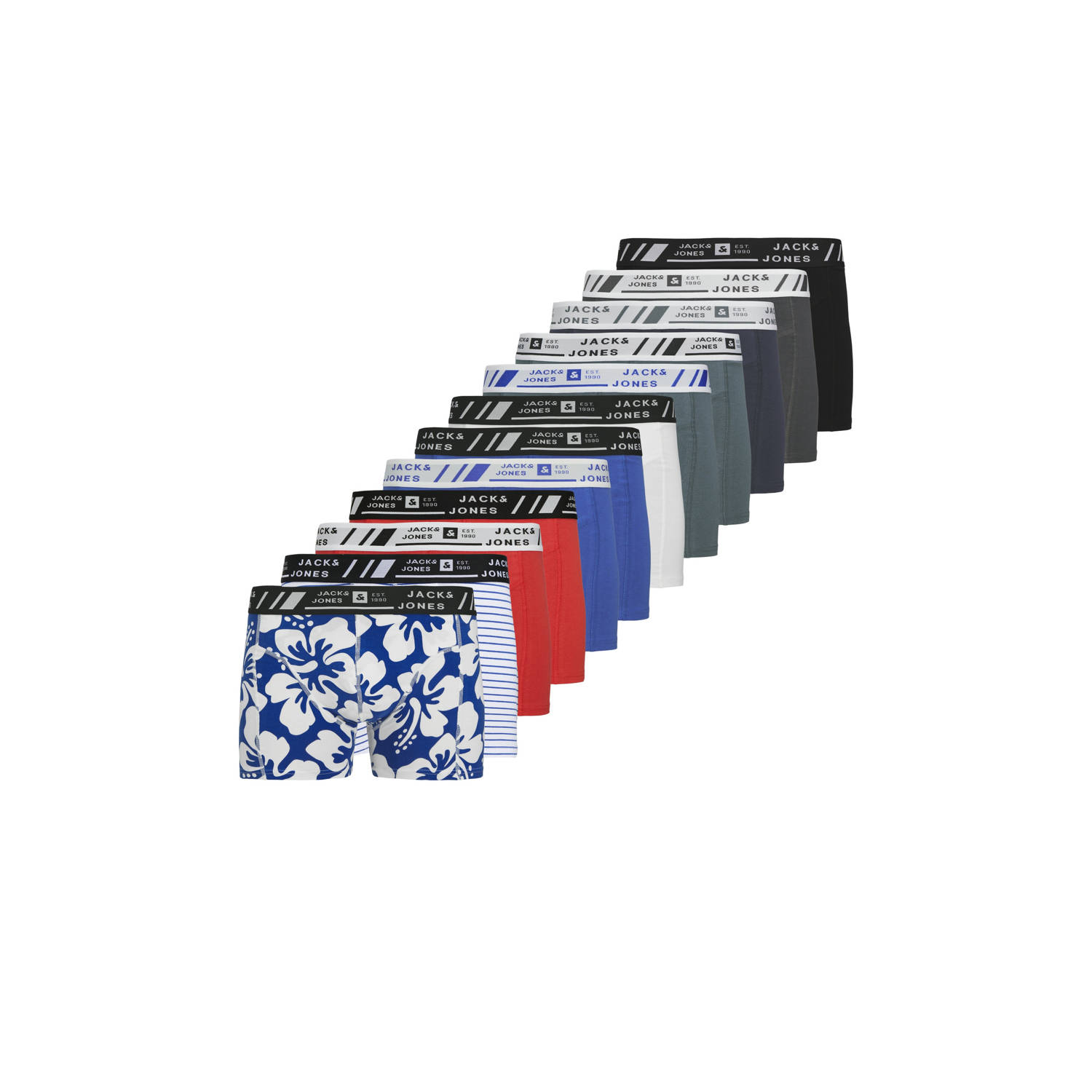 JACK & JONES boxershort JACHAWAII (set van 12)
