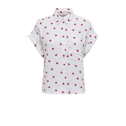 ONLY blouse wit afbeelding