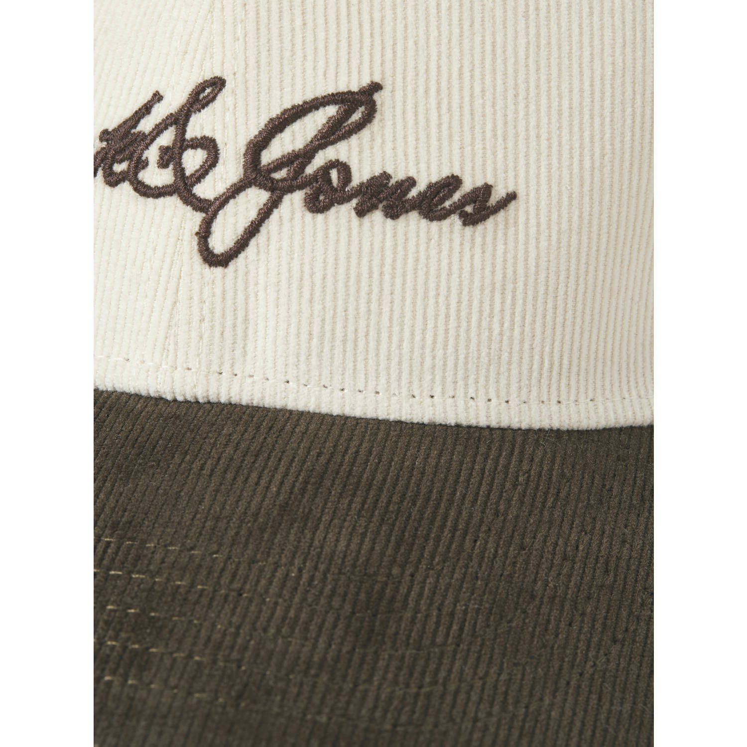 JACK & JONES pet met logo JACBASE ecru