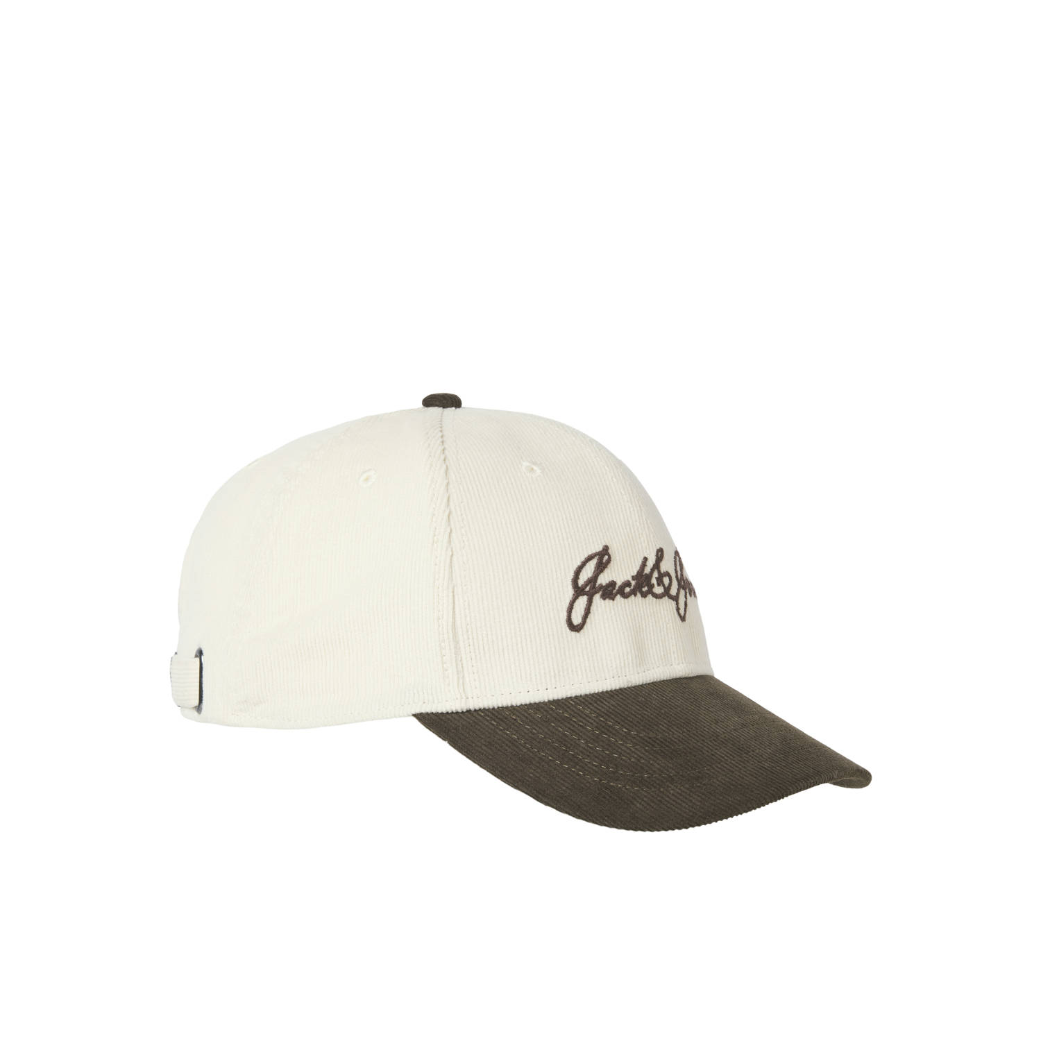 JACK & JONES pet met logo JACBASE ecru