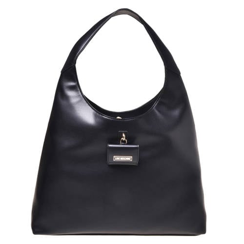 Love Moschino schoudertas Mini Lock zwart afbeelding