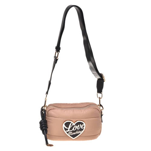 Love Moschino crossbody tas Air Wave beige afbeelding