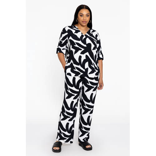 YOEK straight regular waist casual broek zwart afbeelding
