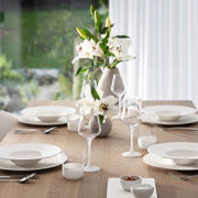 thumbnail: Villeroy & Boch Serviesset Manufacture Rock - Wit 12-delig / 4 personen - 4 dinerborden, 4 ontbijtborden & 4 pastaborden