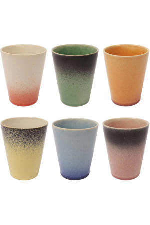 Cappuccinokopjes - Koffiebekers - Fire - 310 ml - 6 stuks