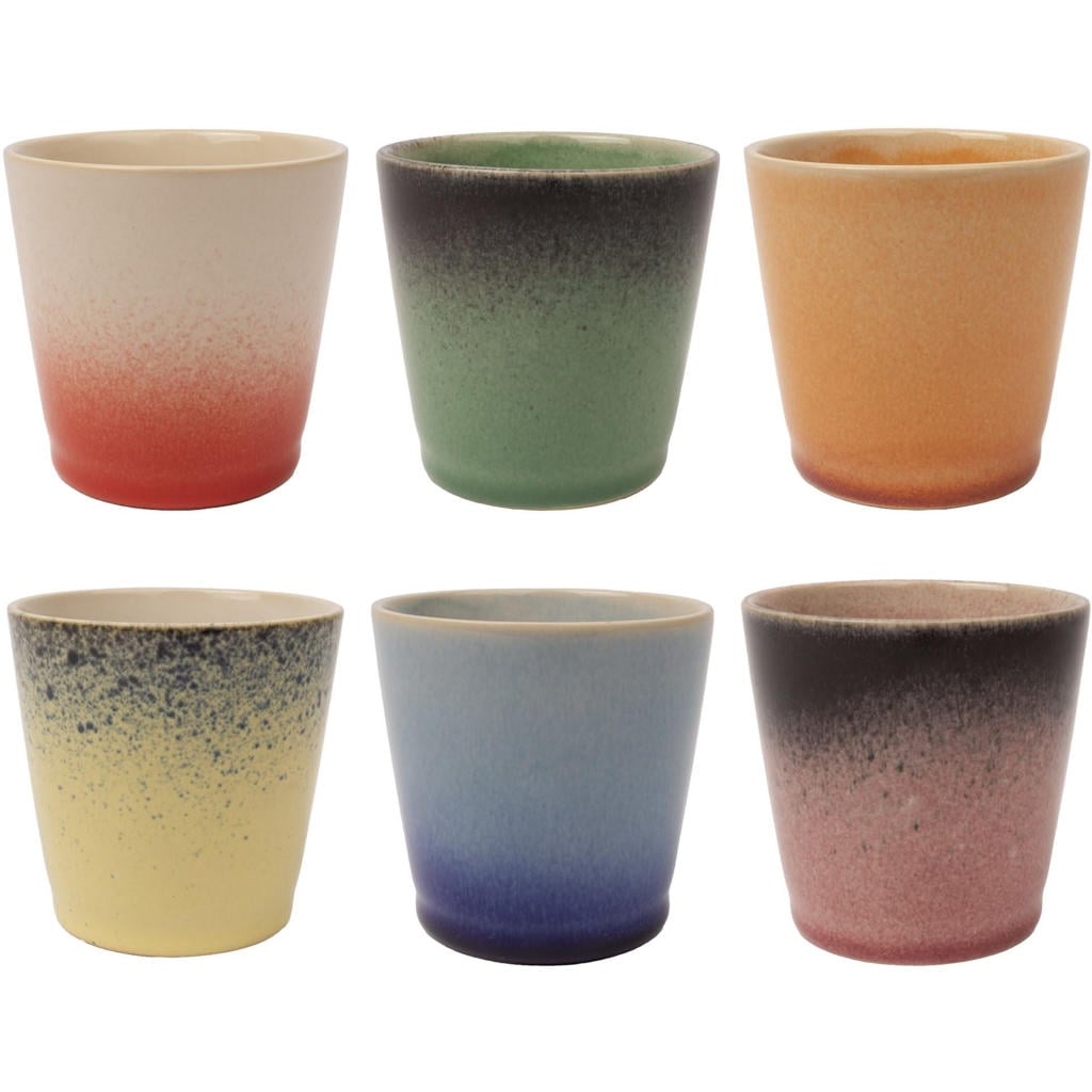 Studio Tavola Koffiekopjes - Fire - 200 ml - 6 stuks