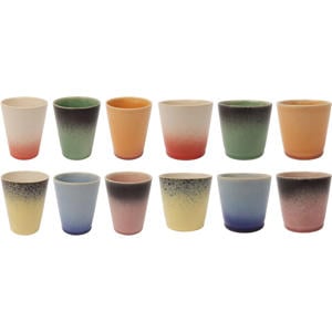 Koffieset Fire (bekers & koffiekopjes) - 12 stuks