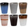 Studio Tavola Cappuccinokopjes - Koffiebekers - Earth 310 ml - 6 stuks