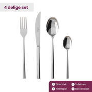 thumbnail: Villeroy & Boch Bestekset Piemont - 18/10 RVS - 4-delig / 1 persoons