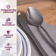 thumbnail: Villeroy & Boch Bestekset Piemont - 18/10 RVS - 4-delig / 1 persoons