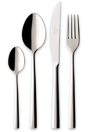 Bestekset Piemont - 18/10 RVS - 4-delig / 1 persoons