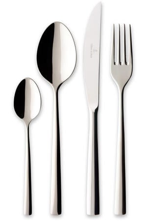 Bestekset Piemont - 18/10 RVS - 4-delig / 1 persoons