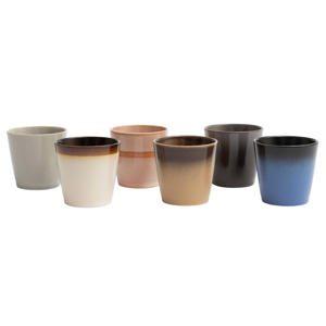 Koffiekopjes Earth 200 ml - 6 Stuks 