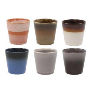 Koffiekopjes - Earth - 200 ml - 6 stuks