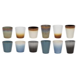 Koffieset Storm (bekers & koffiekopjes) - 12 stuks
