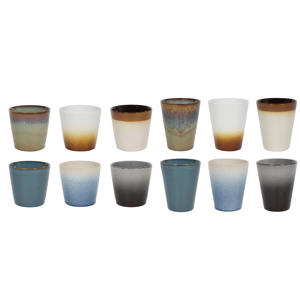 Koffieset Storm (bekers & koffiekopjes) - 12 stuks 
