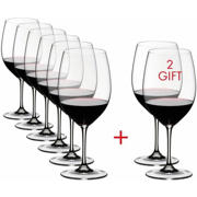 thumbnail: Riedel Rode Wijnglazen Vinum - Cabernet / Merlot - 650 ml - Pay 6 Get 8
