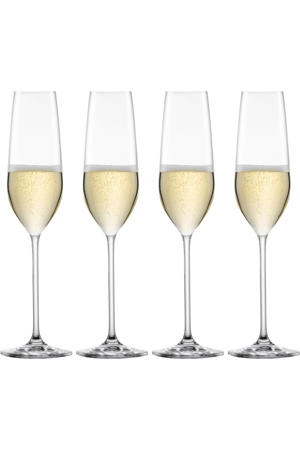 Champagneglazen - Flutes - Fortissimo - 240 ml - 4 stuks