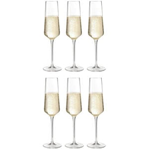 Champagneglazen - Flutes - Puccini - 280 ml - 6 stuks