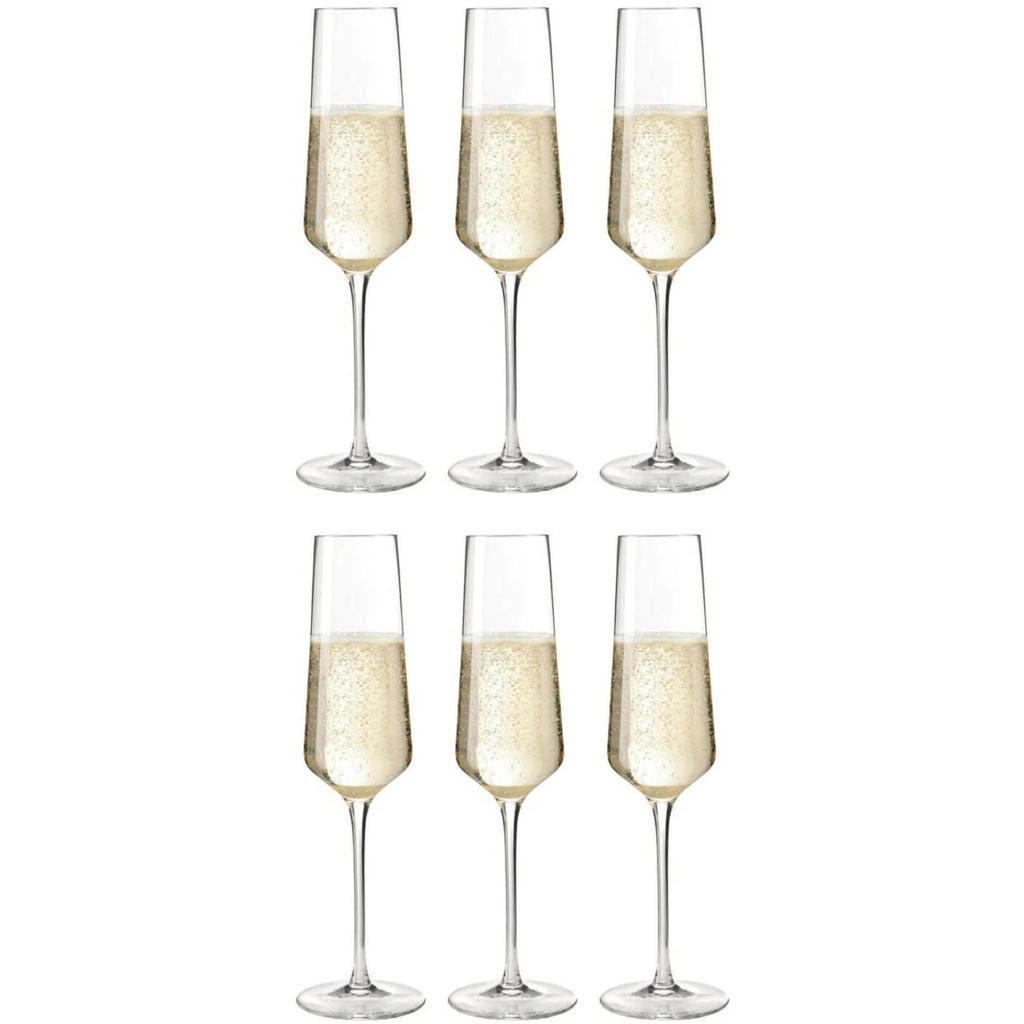 Leonardo Champagneglazen - Flutes - Puccini - 280 ml - 6 stuks