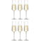 Leonardo Champagneglazen - Flutes - Puccini - 280 ml - 6 stuks