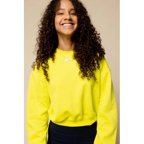 LOOXS 10sixteen sweater geel met glitter afbeelding
