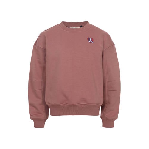 LOOXS 10sixteen sweater met backprint oudroze afbeelding