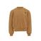 LOOXS 10sixteen sweater met backprint bruin met glitter