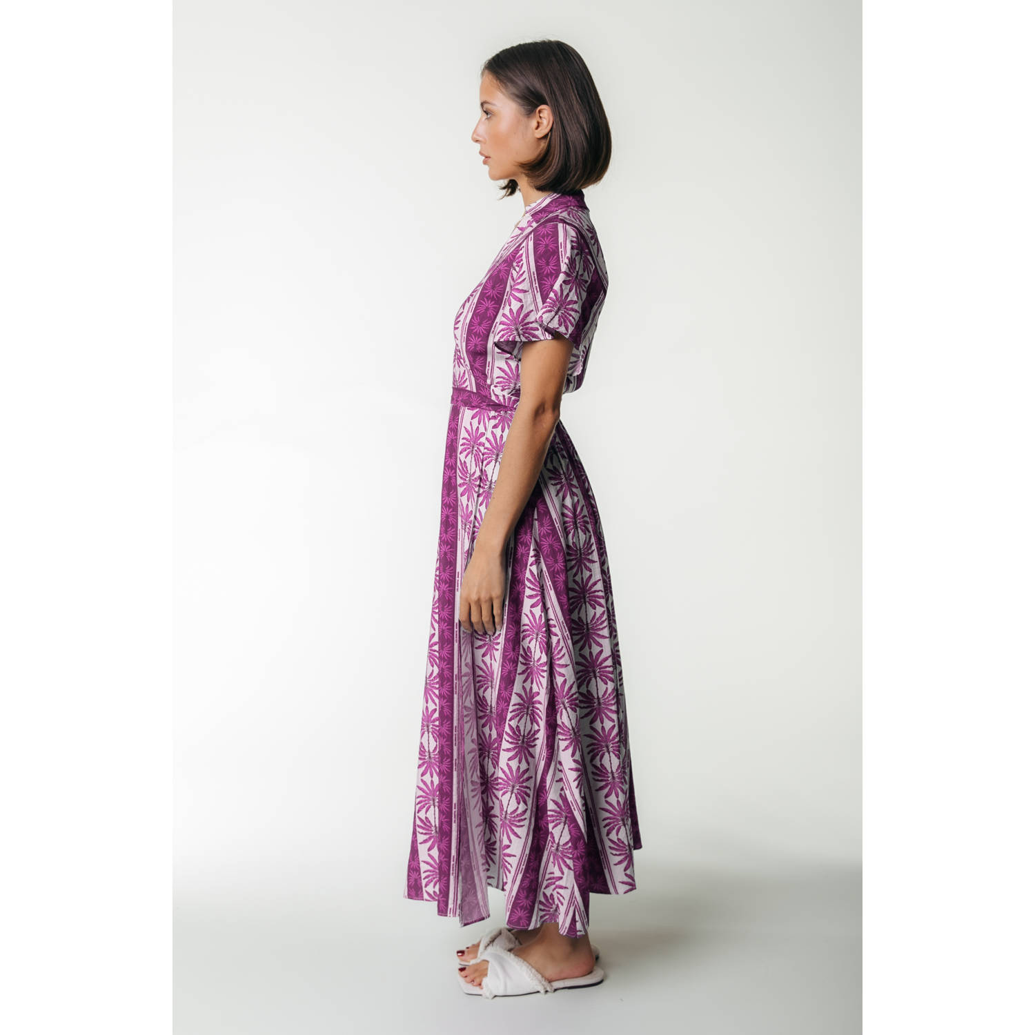 Colourful Rebel maxi jurk paars