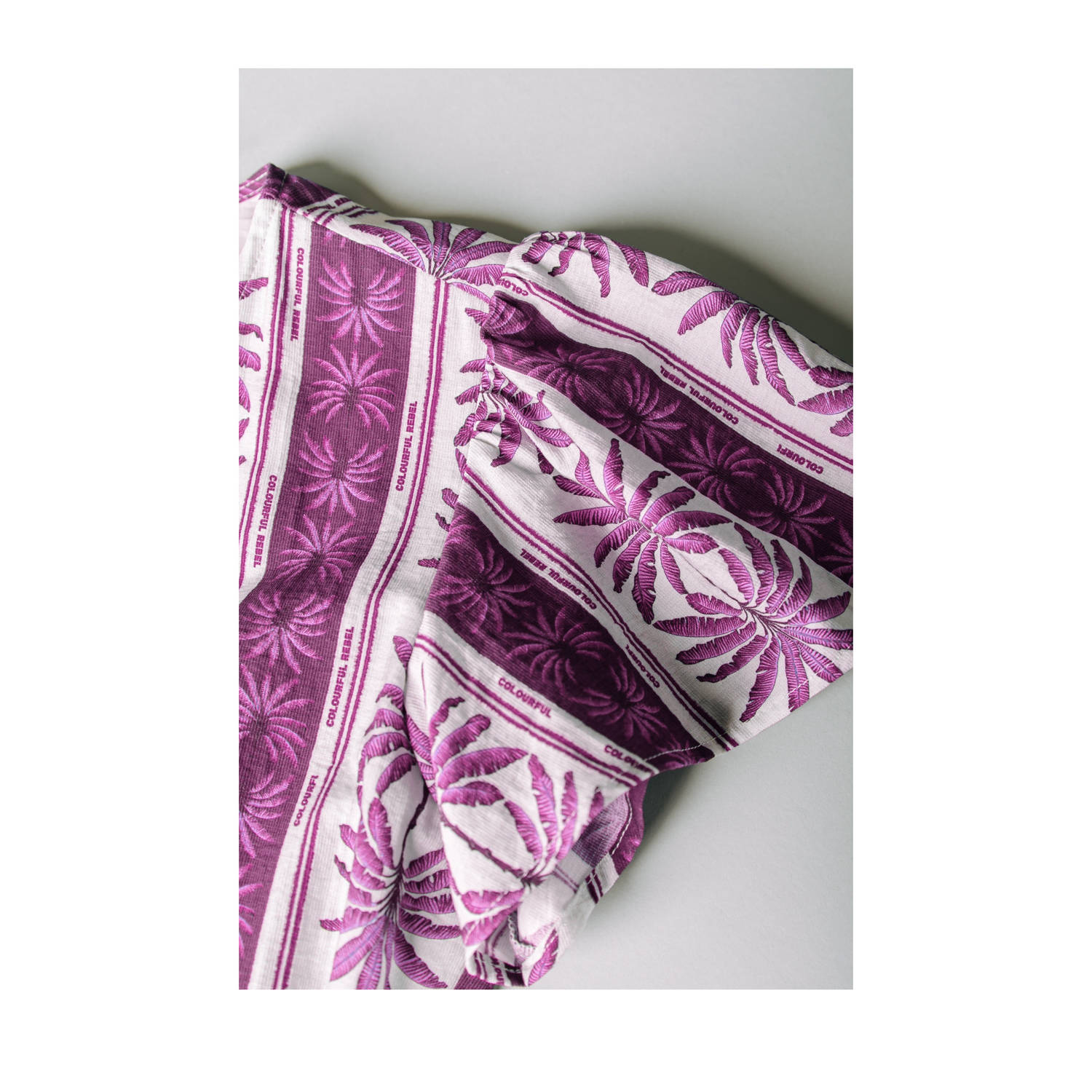 Colourful Rebel wikkel- overslagjurk roze