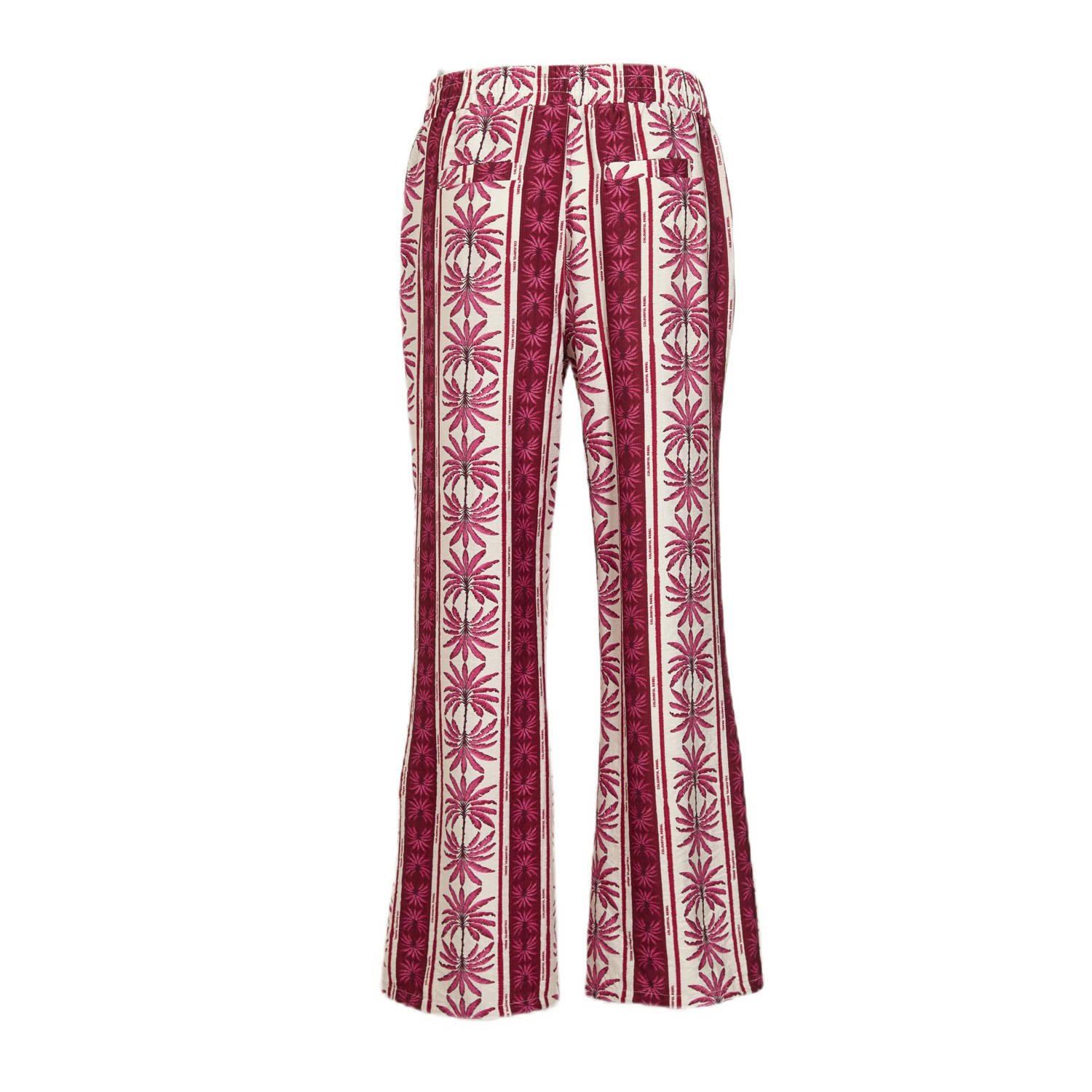 Colourful Rebel straight regular waist broek roze