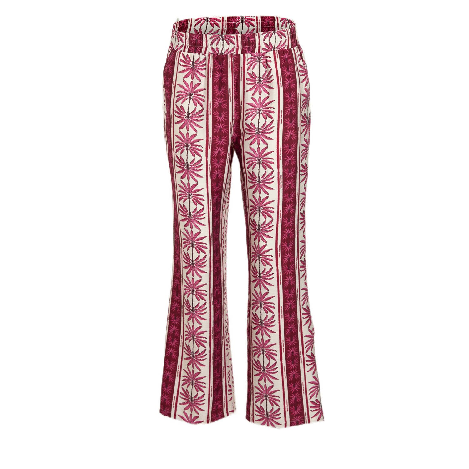 Colourful Rebel straight regular waist broek roze